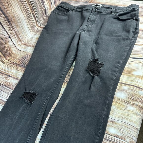Lane Bryant FLEX High Rise Skinny Womens Size 16 Black Jeans Denim Pants 35x27 - Picture 4 of 10
